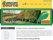 Tablet Screenshot of landscapesource.com